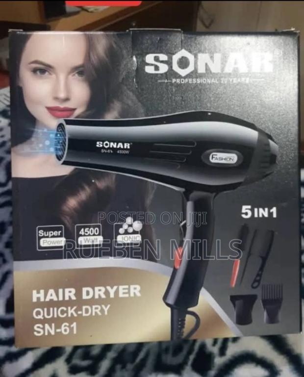 Sonar High Power Portable Five In 1 Salon Hair Blower Dryer