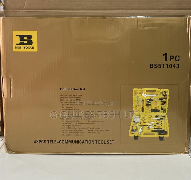 Bosi 43pcs Hardware Tool Kit, 43-piece Tele-communication Tool Set photo 4