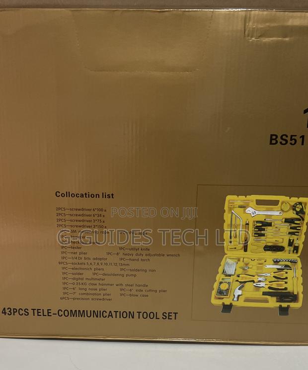 Bosi 43pcs Hardware Tool Kit, 43-piece Tele-communication Tool Set photo 2