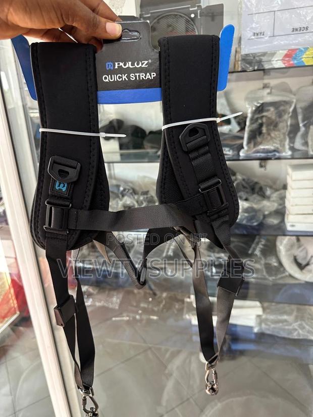 Double Quick Release Shoulder Harness Soft Pad Strap Belt for Cameras photo 2