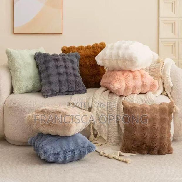 Faux Fur Throw Pillows (Available in Various Colors) · Photo 2