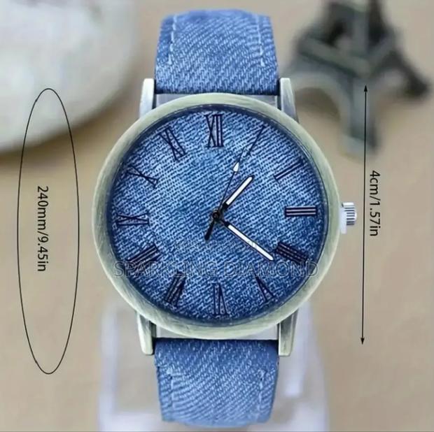 Stylish Unisex Denim Wristwatch – Perfect Christmas Gift photo 2