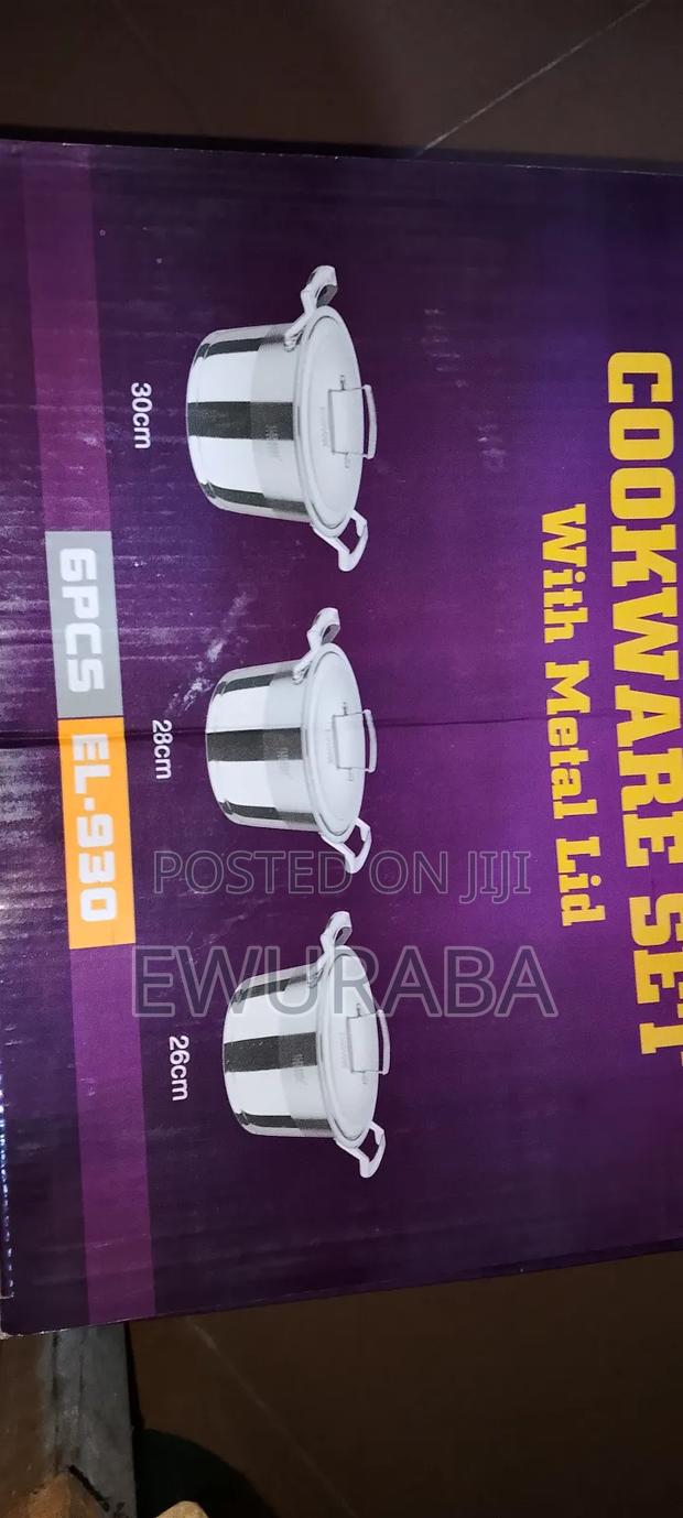 3sets Larger Stainless Steel Cookware photo 3