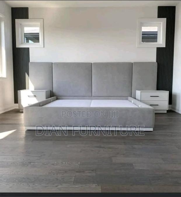 Newly Made Queen Bed Frame With Side Drawers
