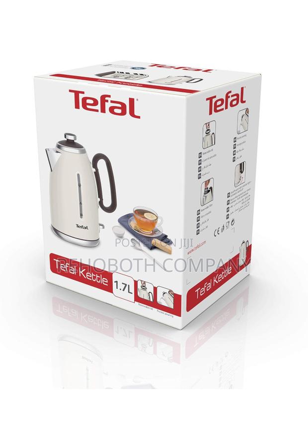 Tefal Ki780a40 Retra Kettle, 3000 W, 1.7 Liters, Cream and Mokka