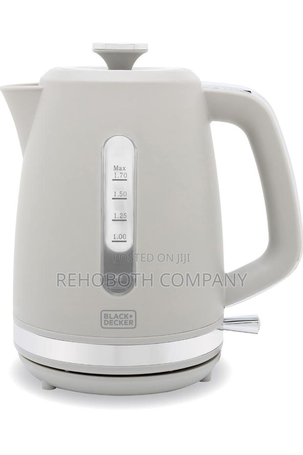 Black+Decker Bxke10072gb Jug Kettle With 1.7l Capacity, 3kw, Grey