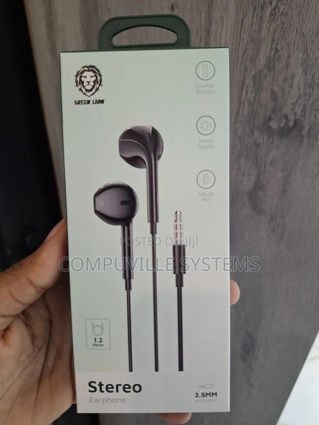 Green Lion Stereo Earphone , Audio Jack · Photo 3