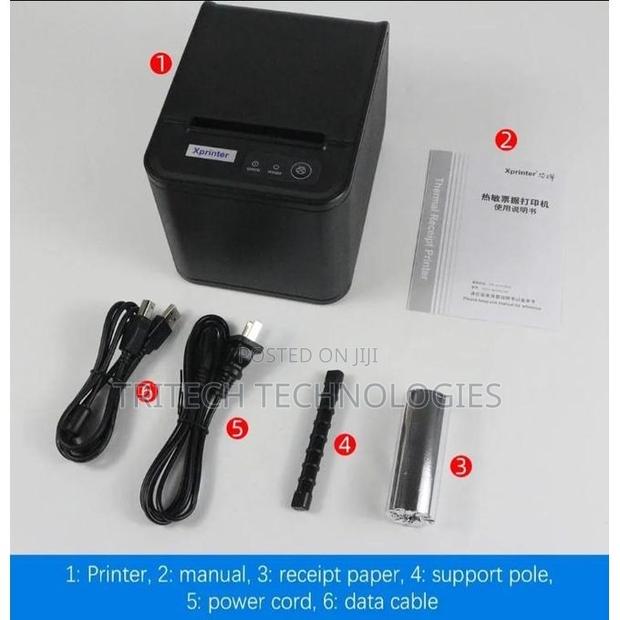 Xprinter Xp-80t Thermal Receipt Printer 80mm photo 3