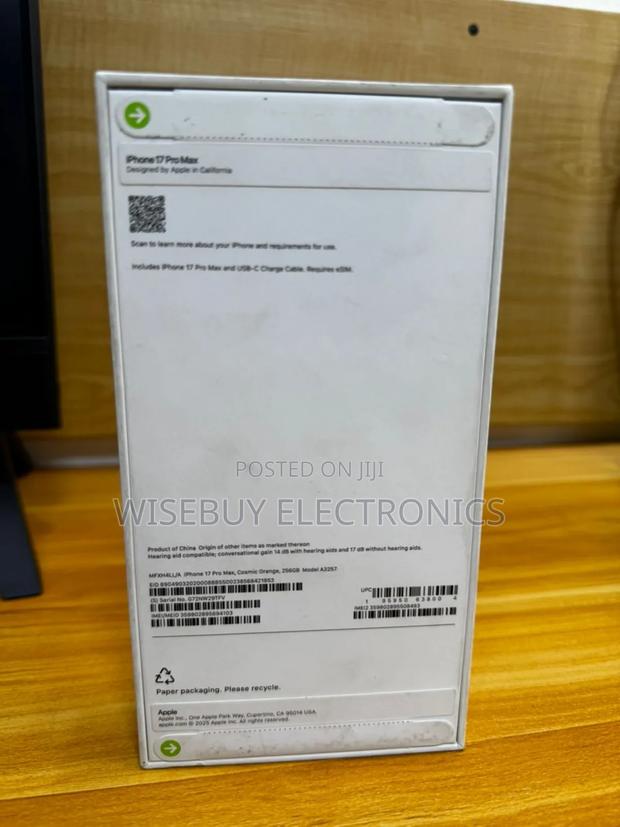 New Apple iPhone 17 Pro Max 256 GB Orange photo 2