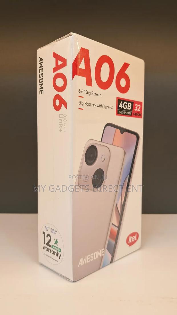 New Itel A06 32 GB Gold photo 2