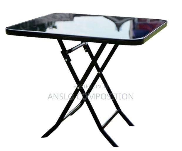 Tempered Glass Folding Table · Photo 2