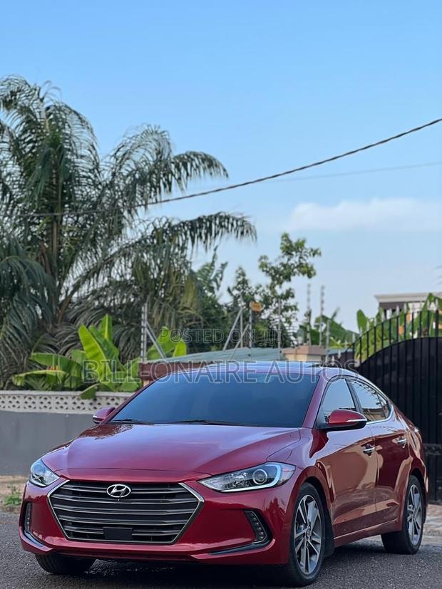 Hyundai Elantra Limited Sedan FWD (2.0L 4cyl 6A) 2017 Red photo 5