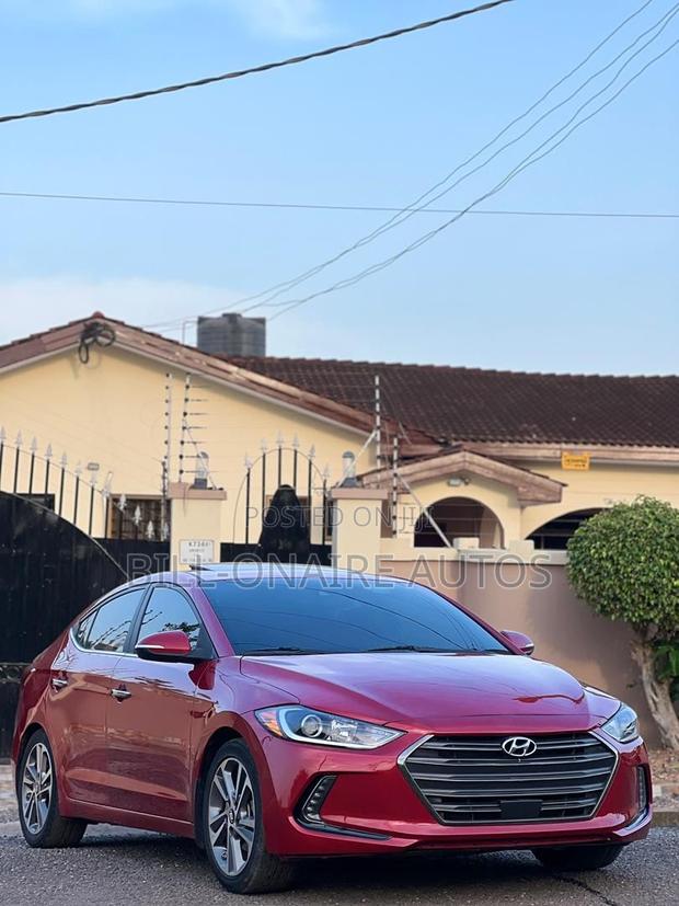 Hyundai Elantra Limited Sedan FWD (2.0L 4cyl 6A) 2017 Red