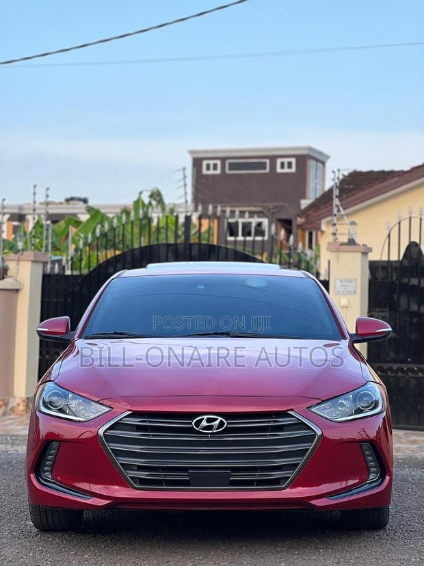 Hyundai Elantra Limited Sedan FWD (2.0L 4cyl 6A) 2017 Red photo 13