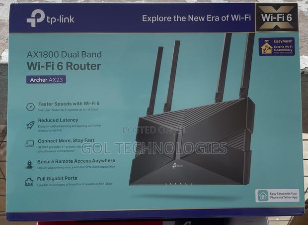 Archer Ax23 V2 Ax1800 Dual-Band Wi-Fi 6 Router Ax1800 Super-Fast Speed