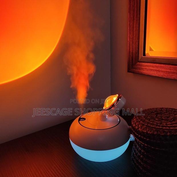 Sunset Lamp Air Humidifier | 2 In1 Lamp Humidifier Decor