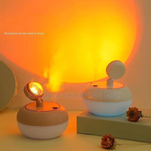 Sunset Lamp Air Humidifier | 2 In1 Lamp Humidifier Decor