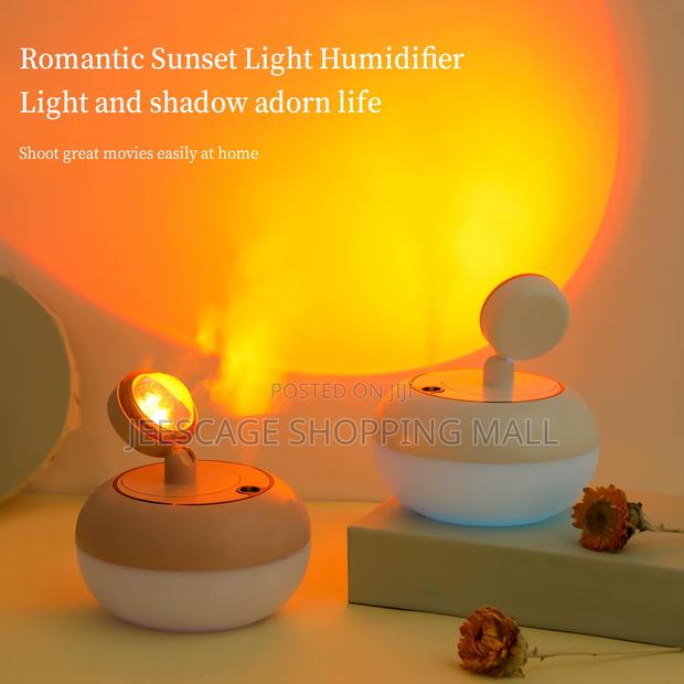 Sunset Lamp Air Humidifier | 2 In1 Lamp Humidifier Decor