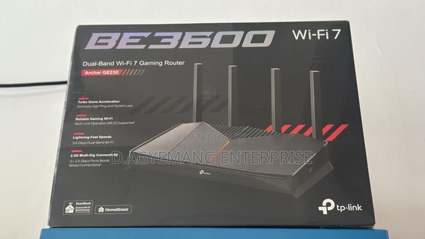 Tp Link Be3600 Wifi 7 Gaming Router