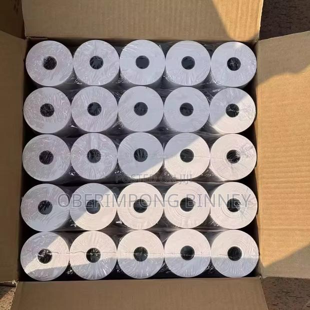Paper Roll 80mmx80mm 50 Pieces in the Box photo 2