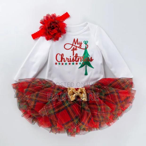 My First Christmas Newborn Baby Girls Set photo 3