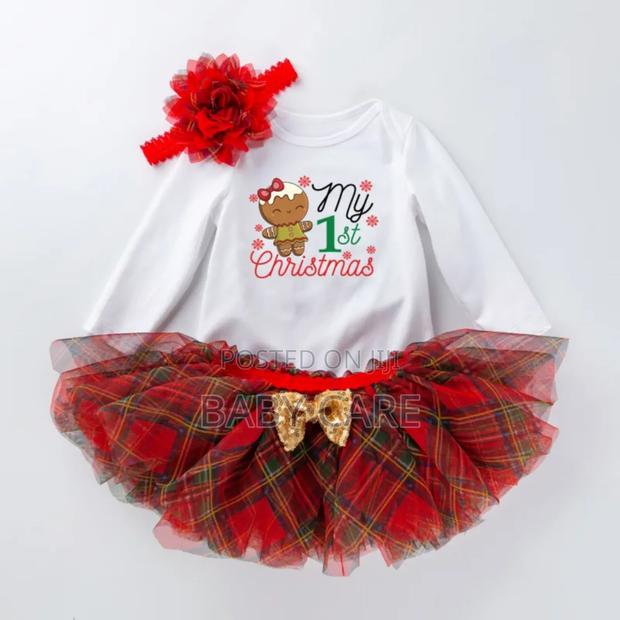 My First Christmas Newborn Baby Girls Set photo 4
