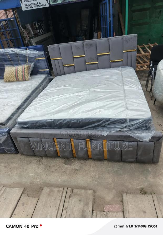 Queen Size Bed Frame and Mattress Available · Photo 2