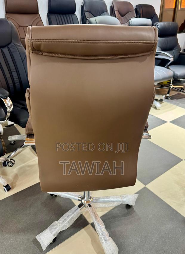Brown Leather Office Chair · Photo 4
