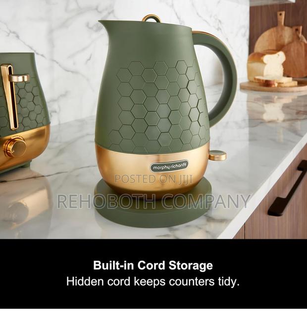 Morphy Richards Cassini Jug Kettle, 1.7l, 3kw Rapid Boil