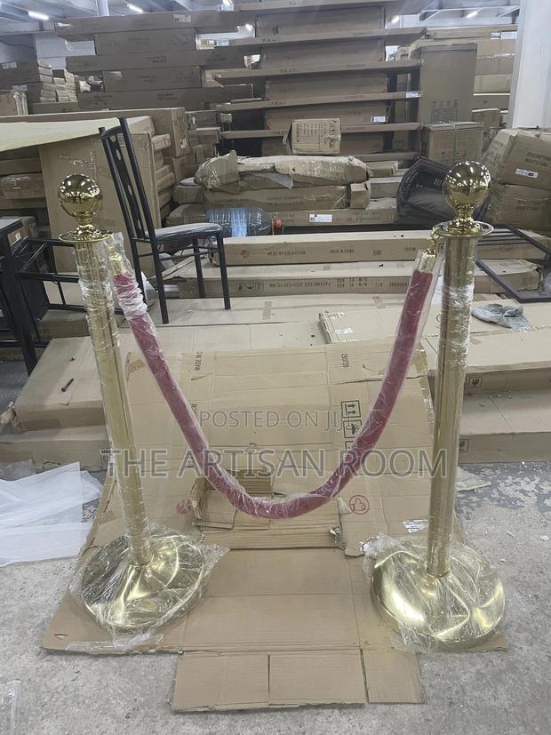 Royal Velvet Gold Stanchion Set