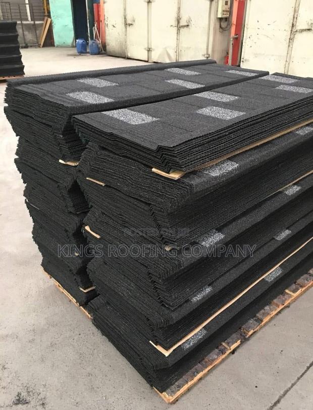 Bulk Black Shingle Euro Roofing Tiles · Photo 2