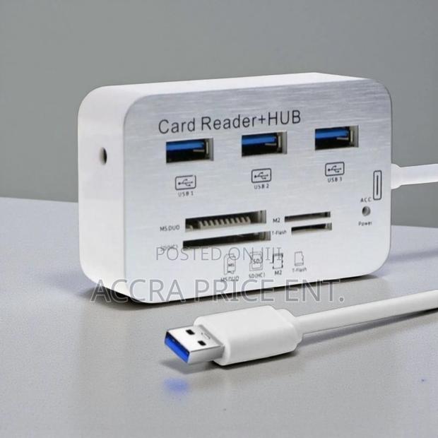 Type C to Card Reader Combo Hub, Number of Ports Pins(636538)