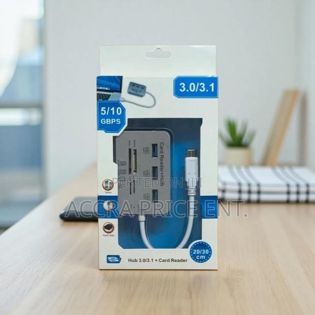 Type C to Card Reader Combo Hub, Number of Ports Pins(636538) photo 2