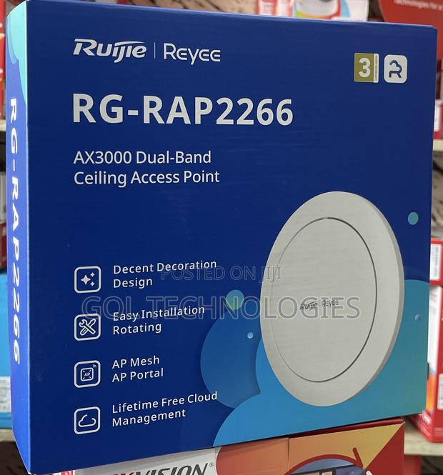 Ax3000 Dual-Band Ceiling Access Point Rg-Rap2266 Ruffe | Reyce · Photo 4