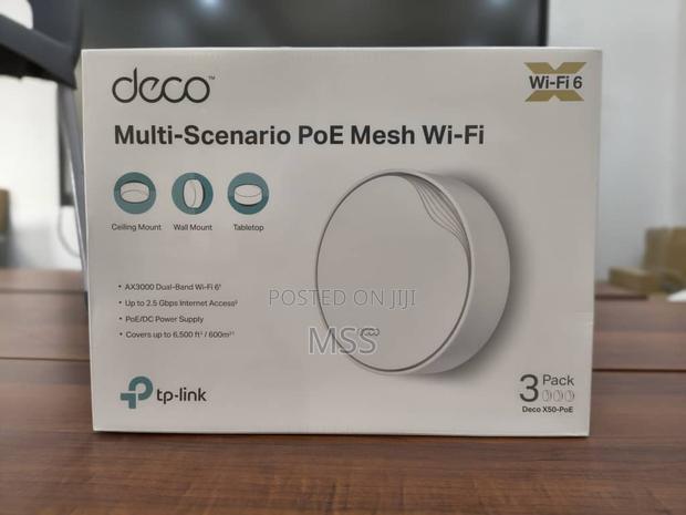 Deco X50=Ax3000 Whole Home Mesh Wifi 6 System
