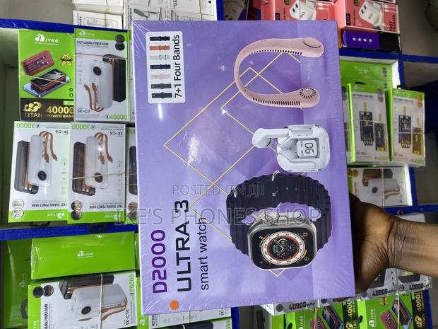D2000 Ultra 3 7+1 Four Bands Smart Watch