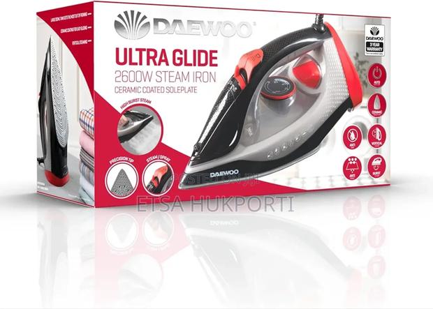 Brand New 2600w Daewoo Ultra Steam Glide Iron From Uk