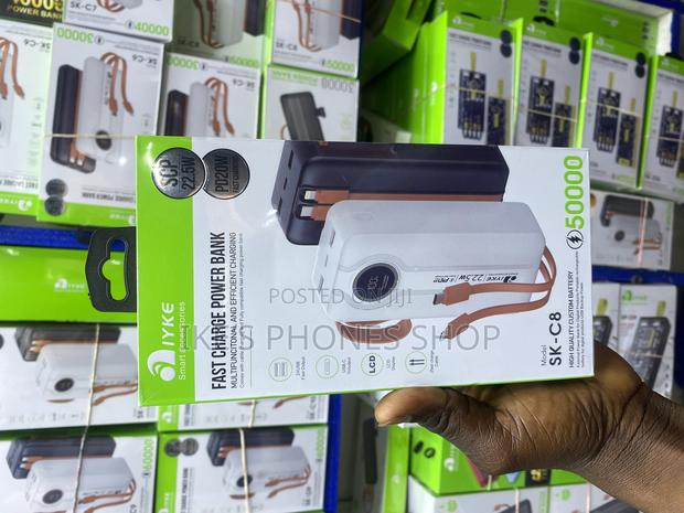Iyke Fast Charge and Multifunctional Sk-C8 50000 Mah Power Bank
