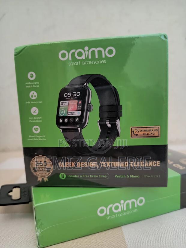 Oraimo Watch 6 Nano 1.52" TFT Full Touch Smart Watch photo 3