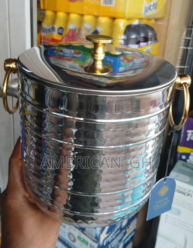 Gold and Silver Ice Bucket · Photo 4
