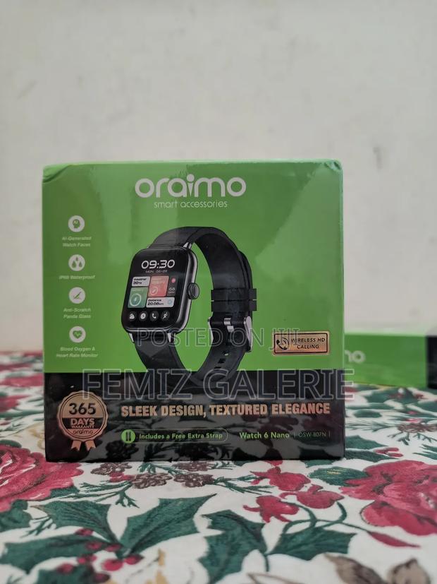 Oraimo Watch 6 Nano 1.52" TFT Full Touch Smart Watch photo 3