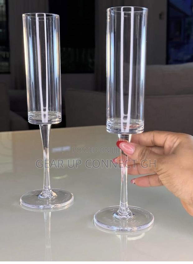 6pieces Cylinder Champagne Glass photo 2