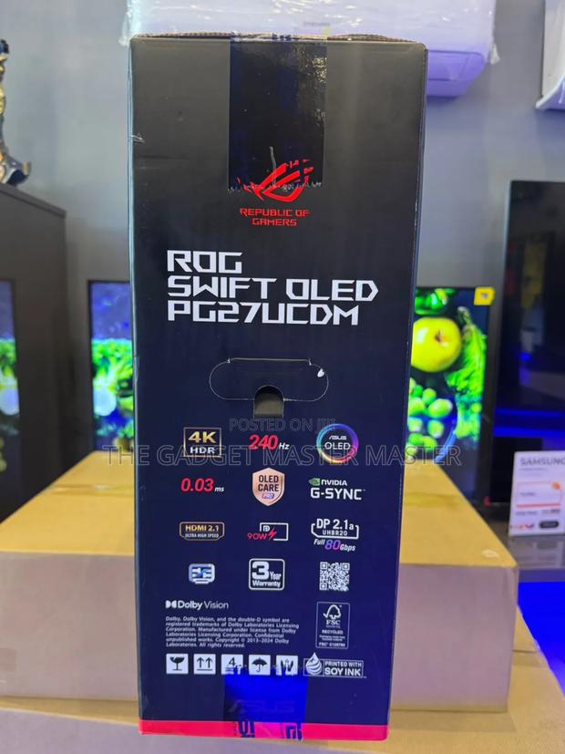 Asus Rog Swift 27" Oled 240hz Gaming Monitor photo 4