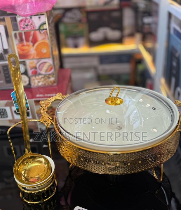 Gold Ceramic Serving Dish
