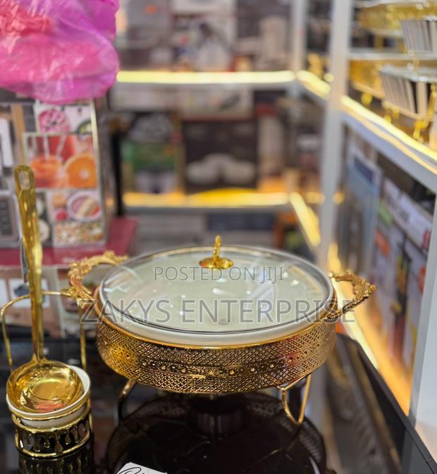 Gold Ceramic Serving Dish photo 2