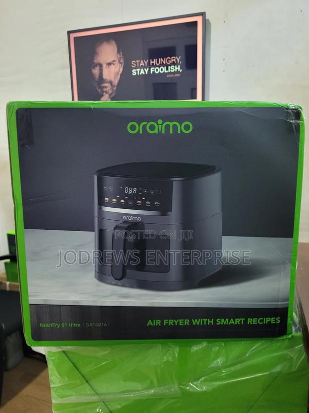 Oraimo Nutrifry S1 Ultra 1500w 6l App Control Touchscreen Airfryer