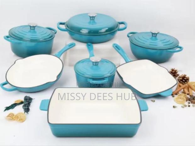 11pcs Cast Iron Pots From Healthy Living photo 4