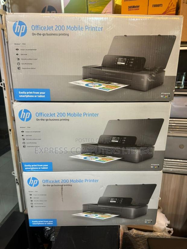 Hp Officejet 200 Portable Mobile Printer,Wireless,Rechargeable Battery photo 4