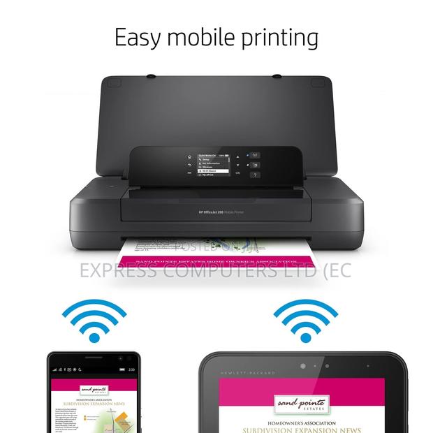 Hp Officejet 200 Portable Mobile Printer,Wireless,Rechargeable Battery photo 3