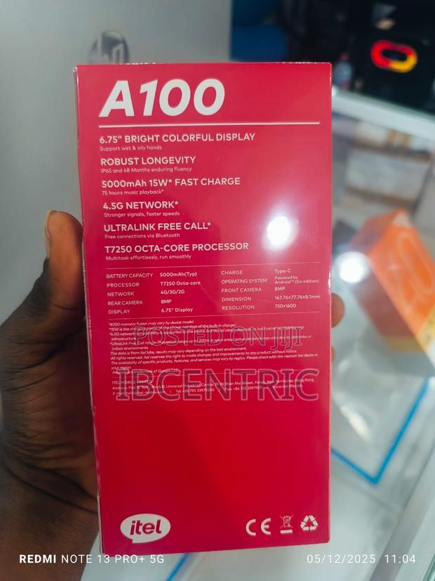 New Itel A100 128 GB photo 3